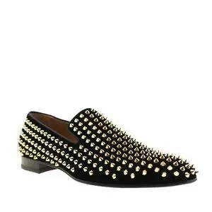 Christian Louboutin Dandelion Gold Spikes Shoes Size 9 US New Christian Louboutin Gold Casual Shoes for Men for sale | eBay main image 4